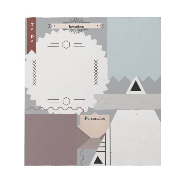 Papel de cuaderno diario de diario personal (Frente)