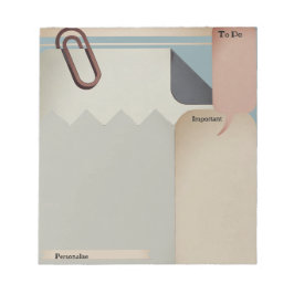 Papel de cuaderno portátil desgarrado
