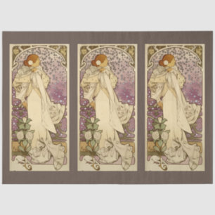 Papel de debate Art Nouveau Lady 11