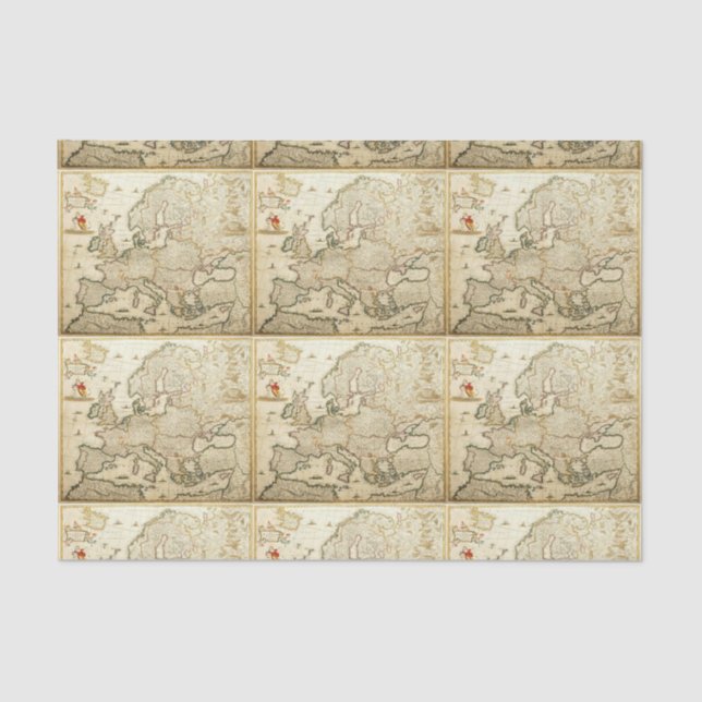 Papel de debate de la página web - Mapa de Europa (Anverso)