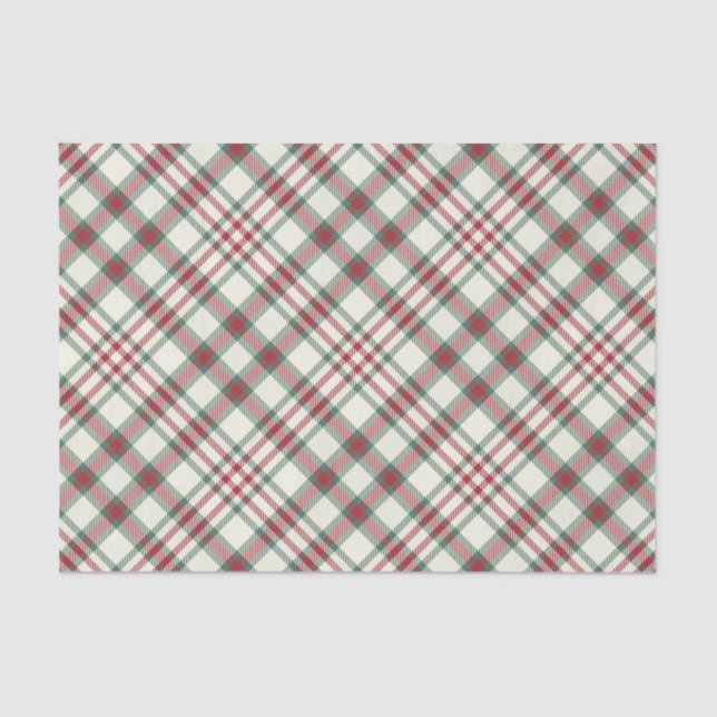 Papel de debate de Navidades de Plantas Verdes Roj (Anverso)