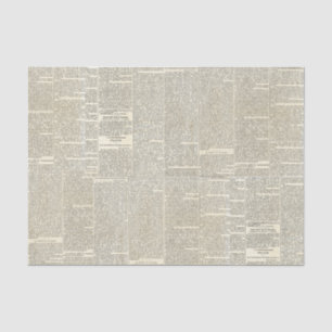 Papel de debate de periódico francés de época