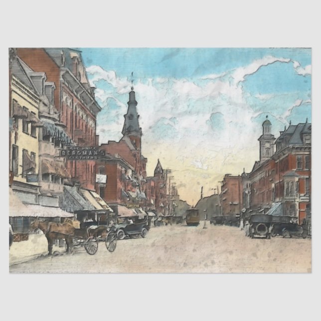 Papel de debate en el centro histórico de Ohio (Anverso)