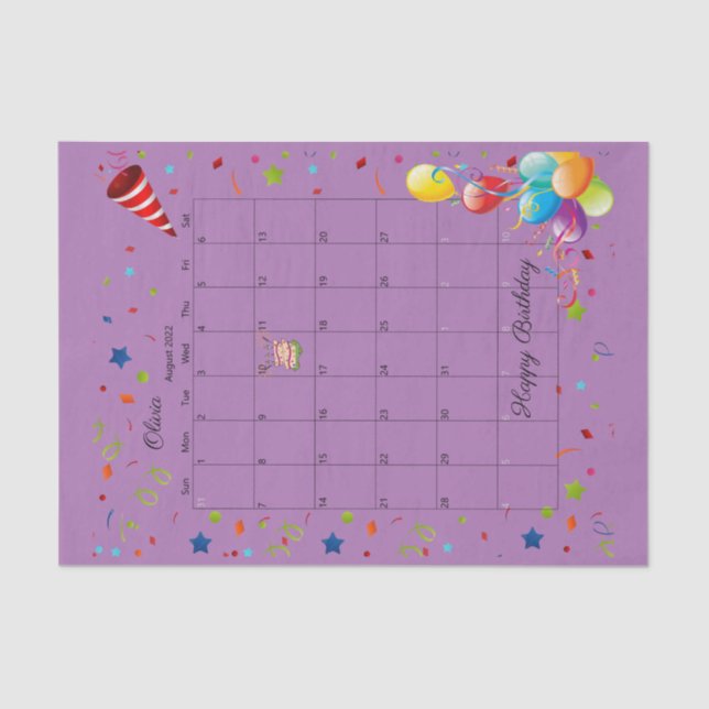 Papel de debate feliz cumpleaños 2022 (Anverso)