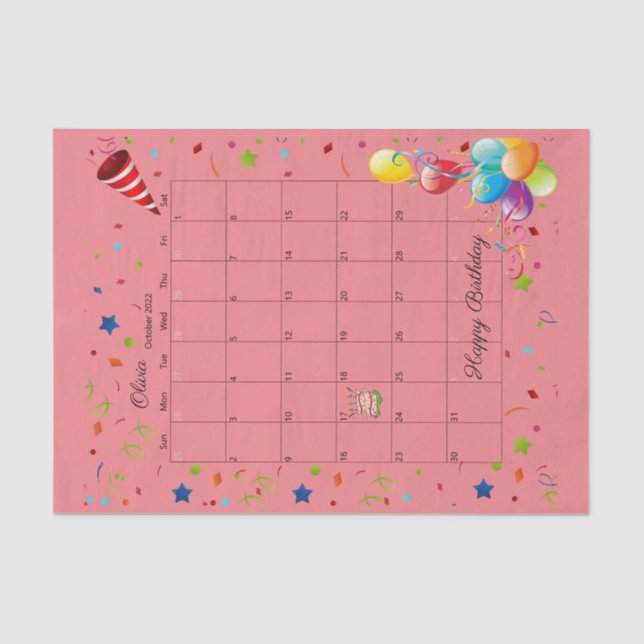 Papel de debate feliz cumpleaños 2022 (Anverso)