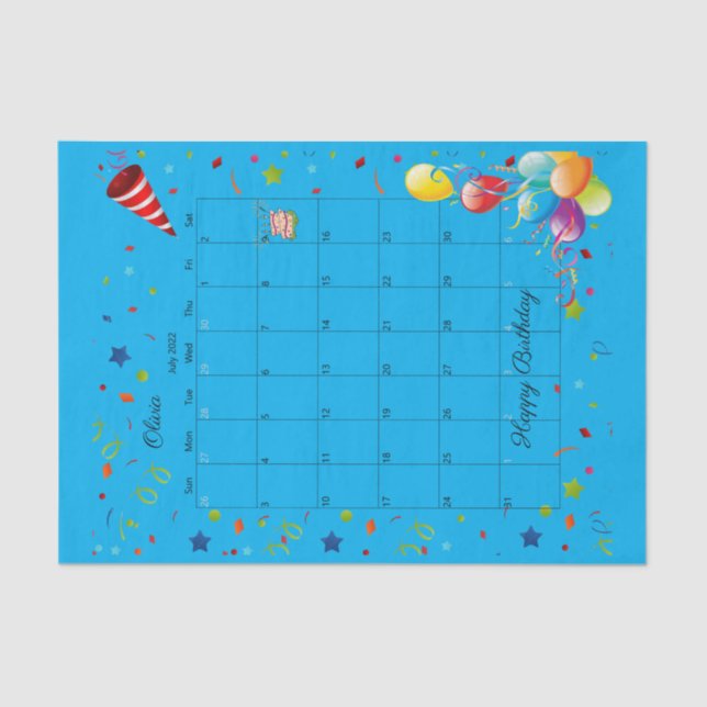 Papel de debate feliz cumpleaños julio 2022 (Anverso)