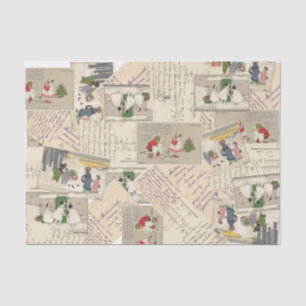 Papel de debate infantil francés de época