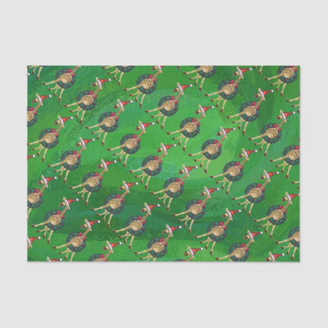 Papel de debate para Navidades de jirafa (Anverso)