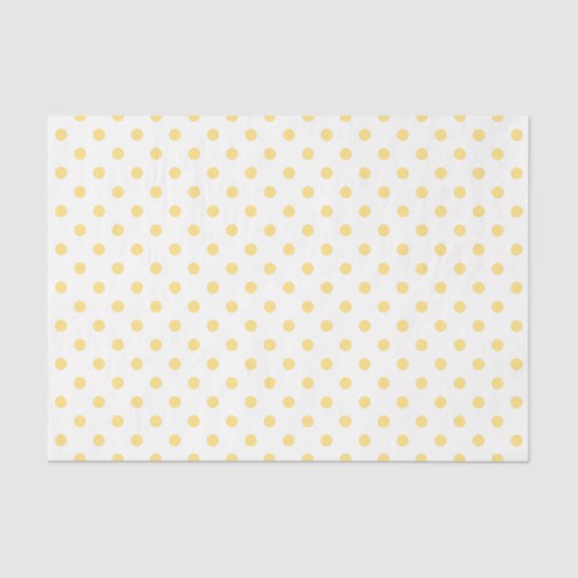 Papel de debate polkadots amarillo (Anverso)