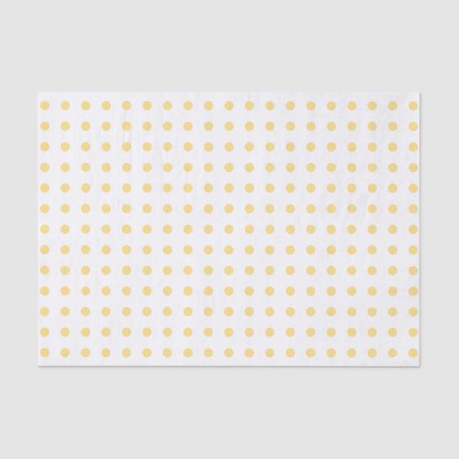 Papel de debate polkadots amarillo (Anverso)
