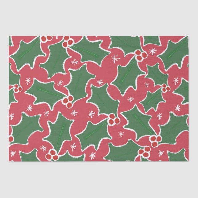 Papel de debate sobre los Navidades Red and Green  (Anverso)