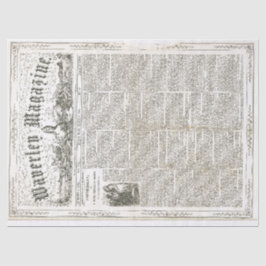 Papel de Decoupage de las Ephemeras del vintage