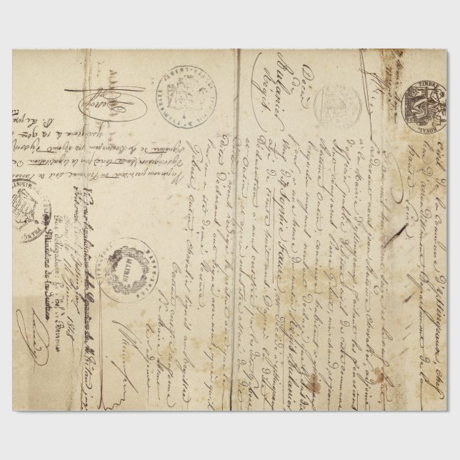 Papel de Decoupage de los muebles del documento de (Superficie plana)