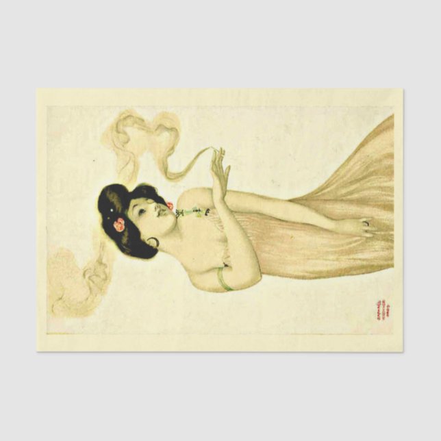 Papel de desahucio 10"x15" - Raphael Kirchner 25 (Anverso)