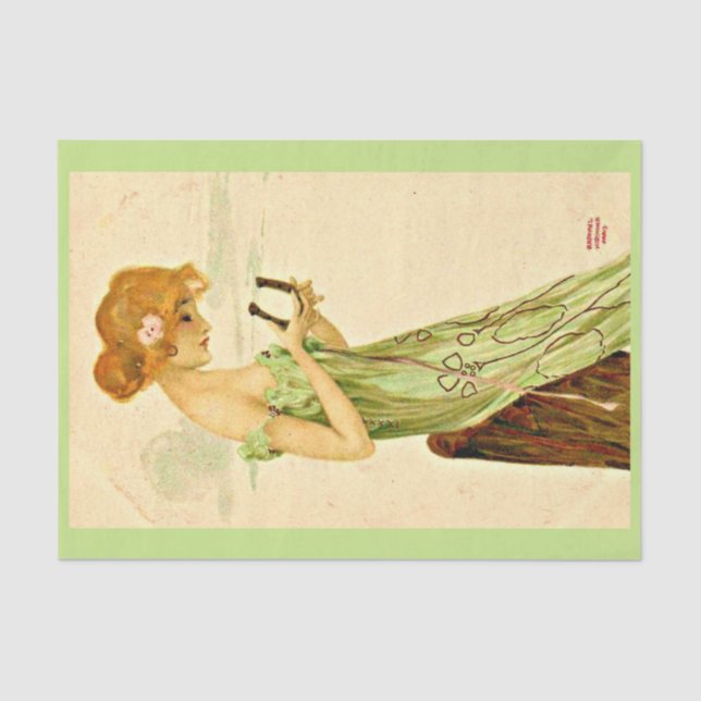 Papel de desahucio 10"x15" - Raphael Kirchner 8 (Anverso)