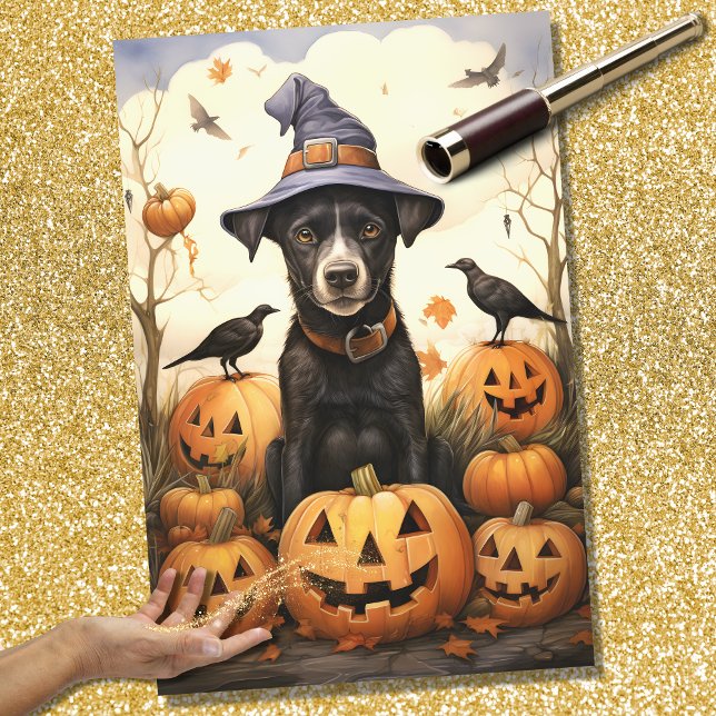 Papel de desahucio de Halloween Dog 3 (Subido por el creador)