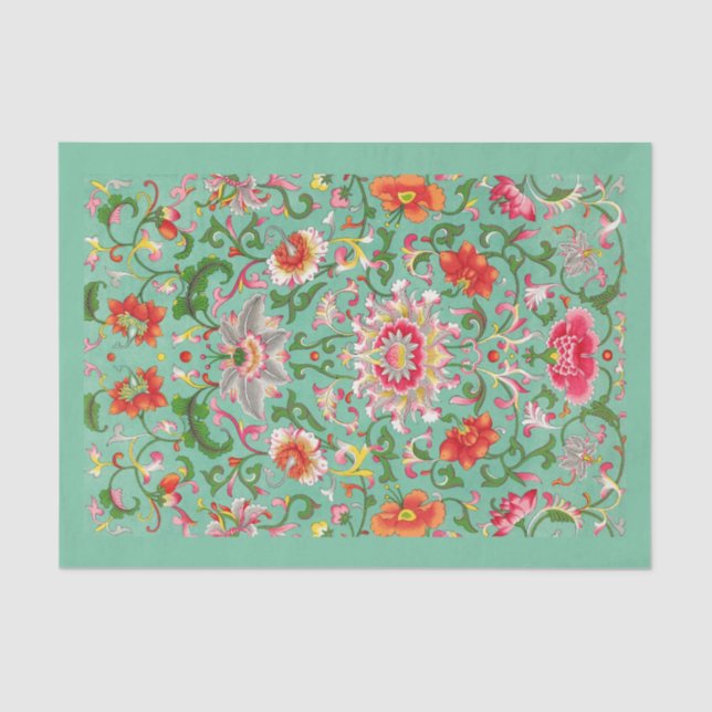 Papel de descomposición 10"x15" - Textiles de époc (Anverso)