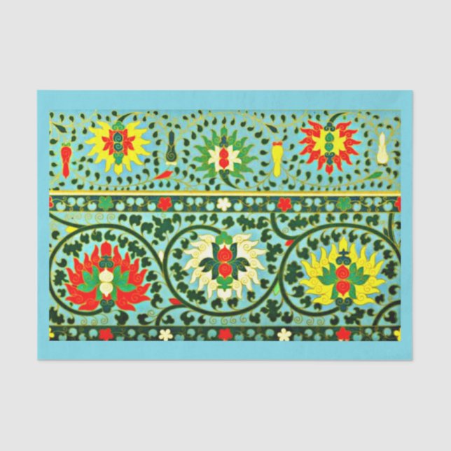 Papel de descomposición 10"x15" - Textiles de époc (Anverso)