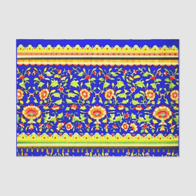 Papel de descomposición 10"x15" - Textiles de époc (Anverso)