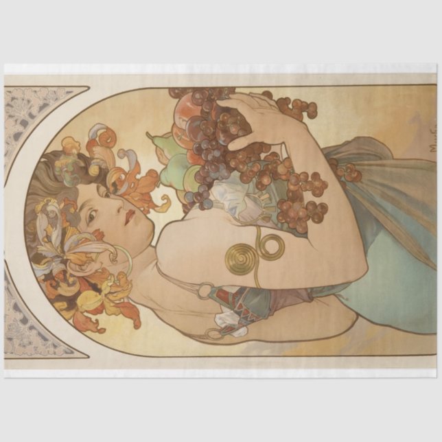 Papel de descomposición Art Nouveau (Anverso)