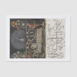 Papel de descomposición de callias de pavo real