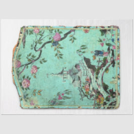 Papel de descomposición de Chinoiserie azul