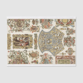 Papel de descomposición de estilo barroco