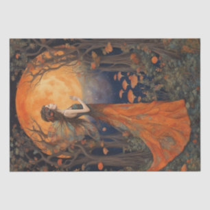 Papel de descomposición de hadas de otoño encantad