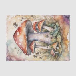 Papel de descomposición de hongos de color de agua