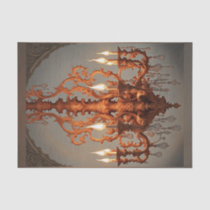 Papel de descomposición de la lámpara de araña fra