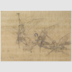 Papel de descomposición de la música angélica