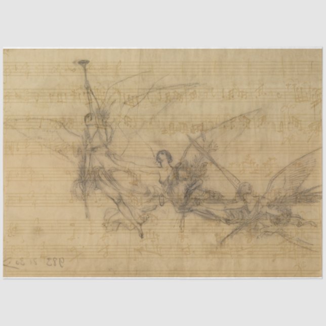 Papel de descomposición de la música angélica (Anverso)