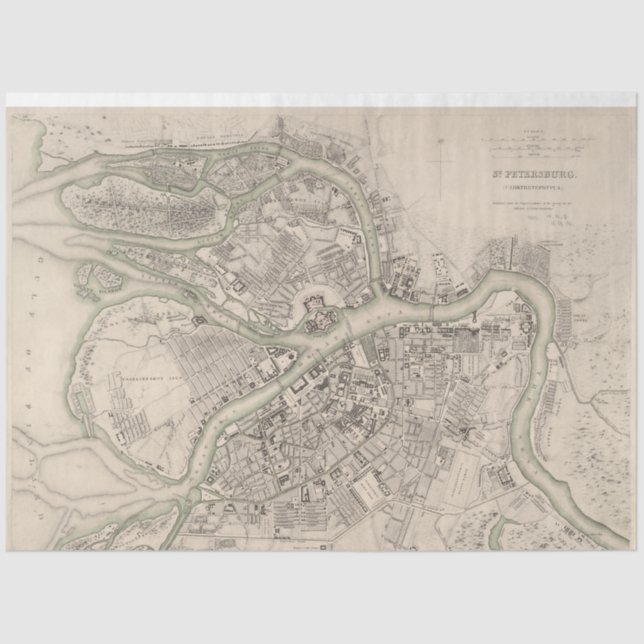 Papel de descomposición de mapa de calles (Anverso)