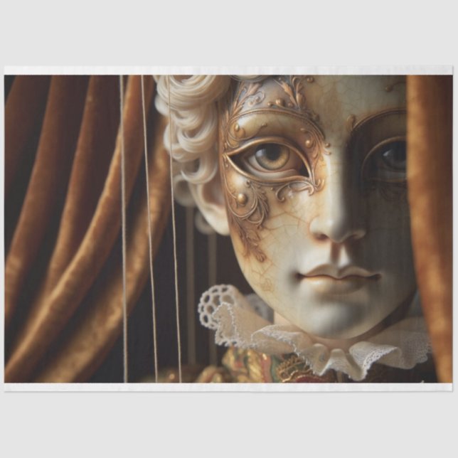 Papel de descomposición de marionetas enmascaradas (Anverso)