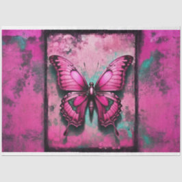 Papel de descomposición de mariposa gótica grunge 