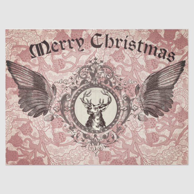 Papel de descomposición de Navidades elk (Anverso)