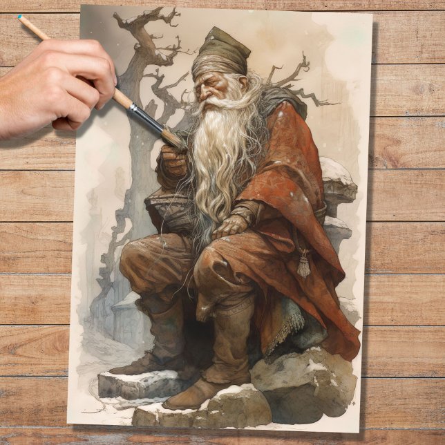 Papel de descomposición de Old Man Santa 4 (Subido por el creador)