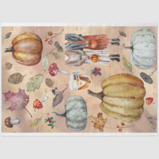 Papel de descomposición de otoño