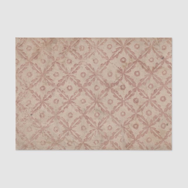 Papel de descomposición de patrones de flores y cí (Anverso)