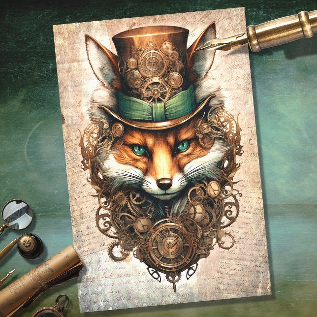 Papel de descomposición de retrato de Steampunk Fo (Subido por el creador)