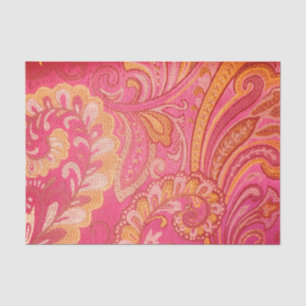 Papel de descomposición de tejidos rosa y Naranja