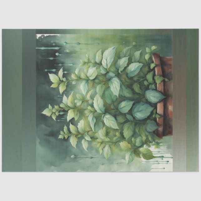 Papel de descomposición del jardín de la Casa de l (Anverso)