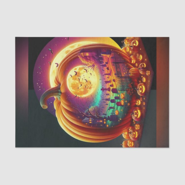 Papel de descomposición del luminoso cementerio de (Anverso)