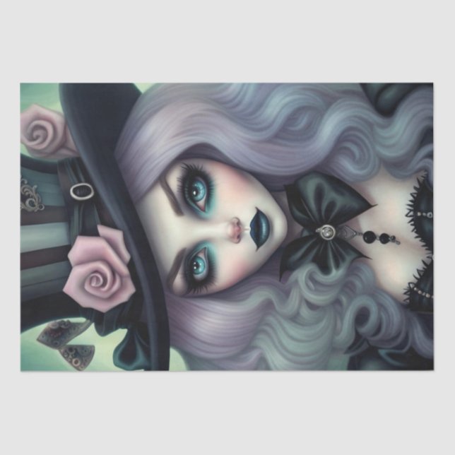 Papel de descomposición del pelo púrpura de Sultry (Anverso)