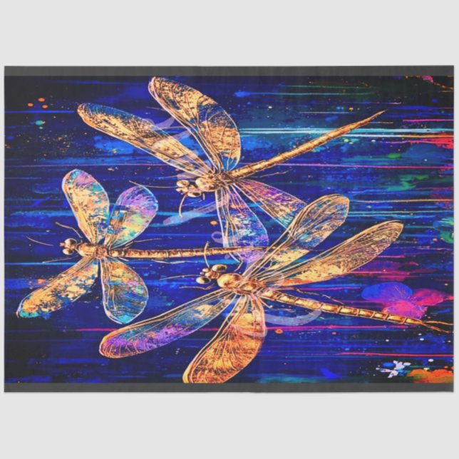 Papel de descomposición del tejido del vuelo de Au (Anverso)