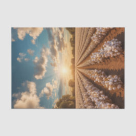 Papel de descomposición iluminado por la luz solar