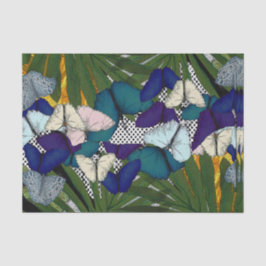 Papel de descomposición/tejido de puntos de maripo