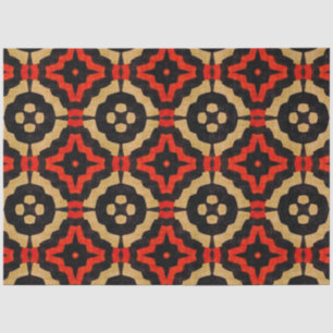 Papel de descomposición textil africano