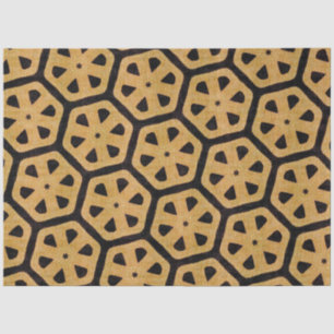 Papel de descomposición textil africano