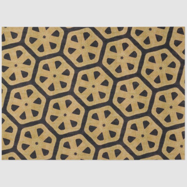 Papel de descomposición textil africano (Anverso)